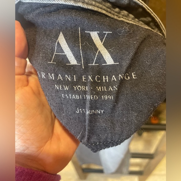 (Sold)Armani Exchange AX J11 Size 8‎ Short (Runs Small) Skinny Gray Denim Jeans? - Picture 8 of 14